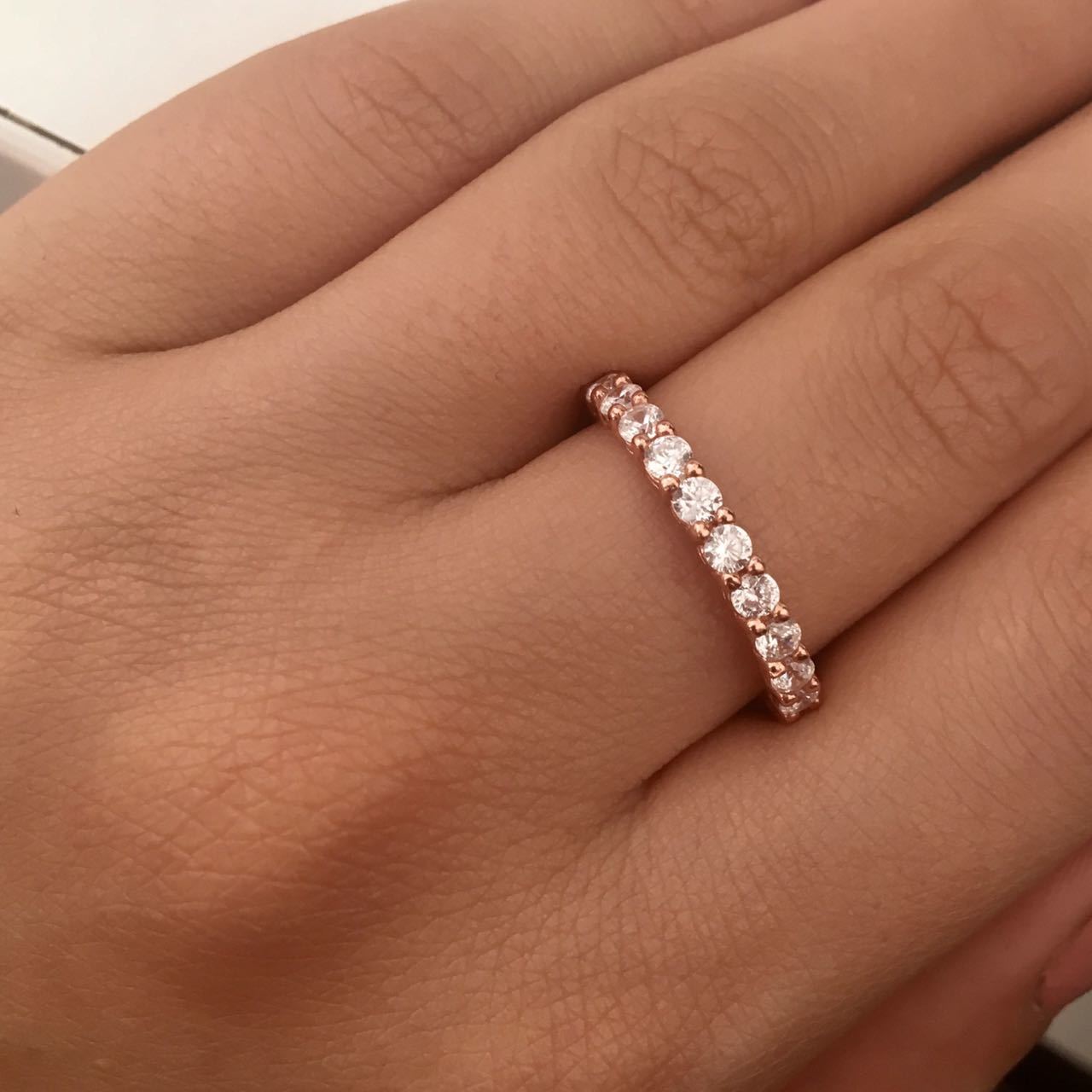 Beelo Silver  925K Gümüş Tam Tur Yüzük
