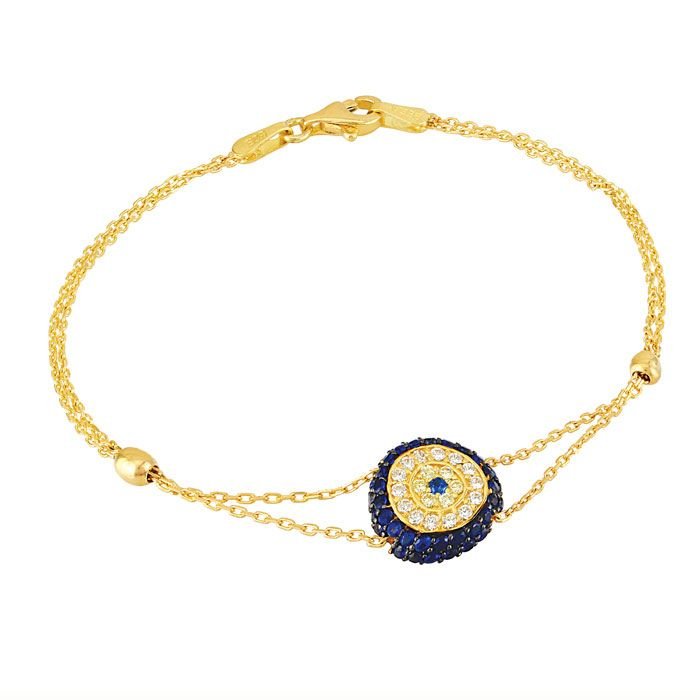 Beelo Gold 14K Altın Nazar Bileklik