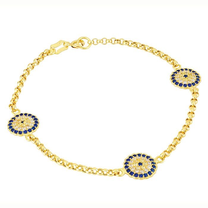 Beelo Gold 14K Altın Nazar Bileklik