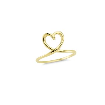 Beelo Gold 14K Altın Minimalist Kalp Yüzük
