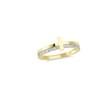 Beelo Gold 14K Altın Tasarım Yüzük