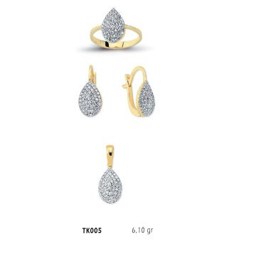 Beelo Gold 14K Altın Üçlü Set BGTKH005