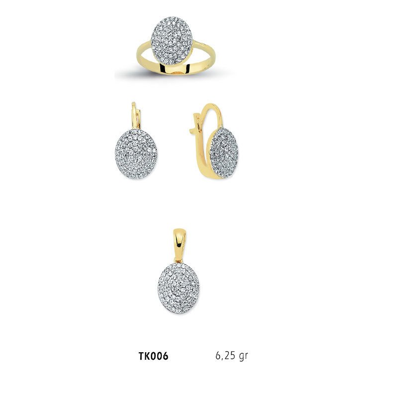 Beelo Gold 14K Altın Üçlü Set BGTKH006