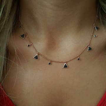 Beelo Silver Gümüş 925K Gümüş Tasarım Kolye