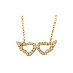 Beelo Gold 14K Altın Melek Kanadı Kolye BGKL007