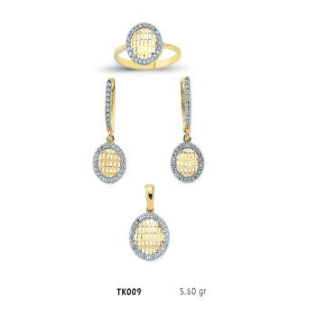 Beelo Gold 14K Altın Üçlü Set BGTKH009