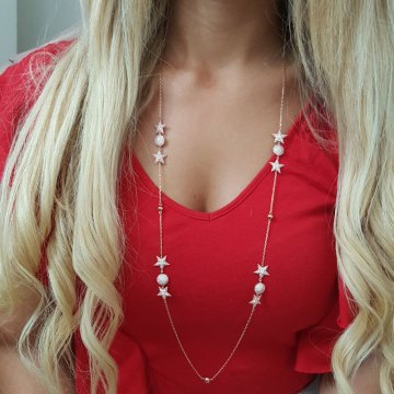 Beelo Silver Gümüş 925K Gümüş Tasarım Yıldız Kolye