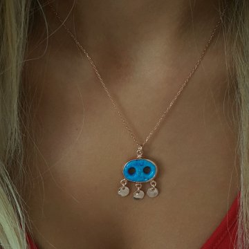 Beelo Silver Gümüş 925K Gümüş Tasarım Kolye
