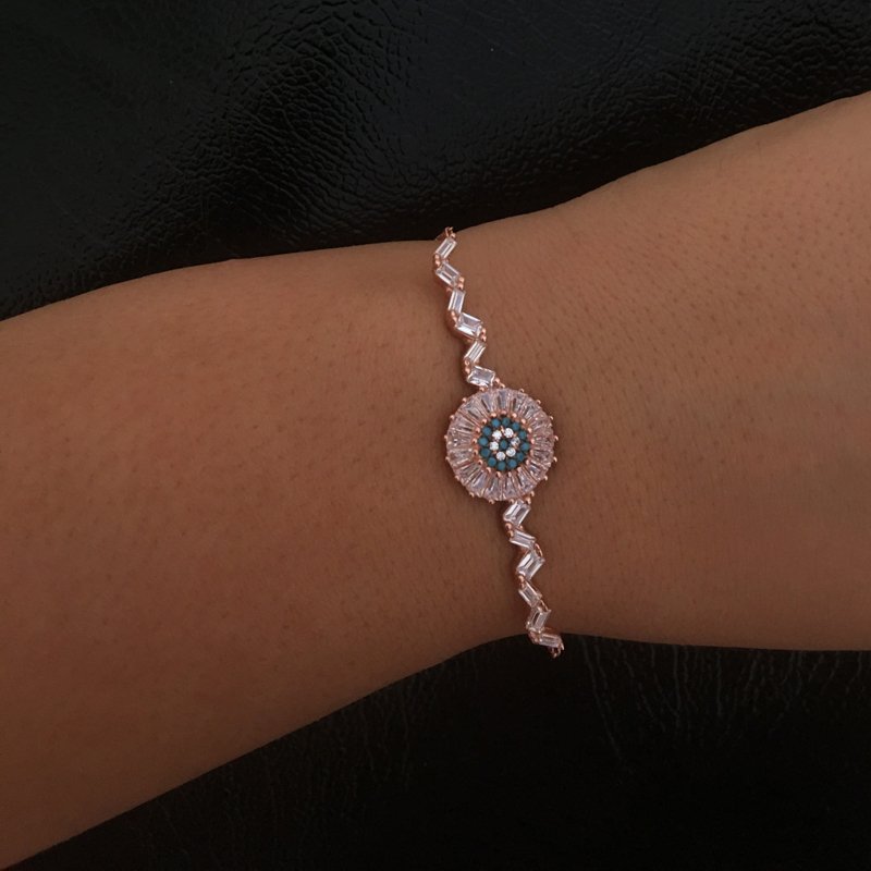 Beelo Silver 925K Gümüş Baget Bileklik
