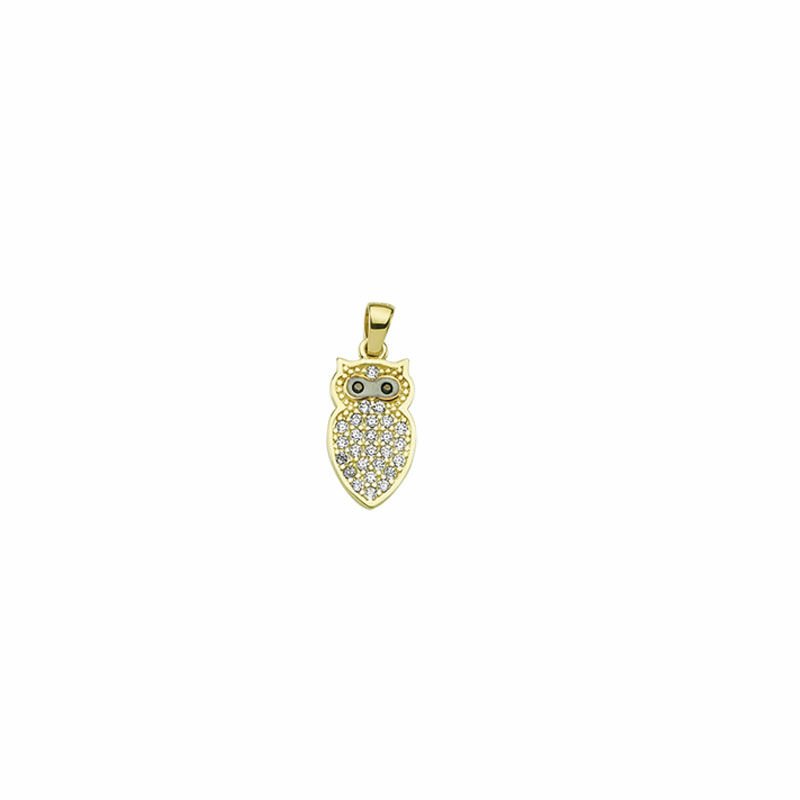 Beelo Gold 14K Altın Baykuş Kolye Ucu
