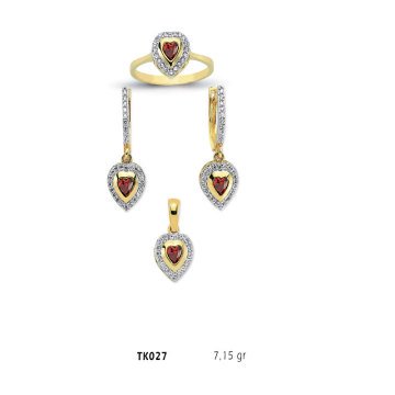 Beelo Gold 14K Altın Üçlü Set BGTKH027