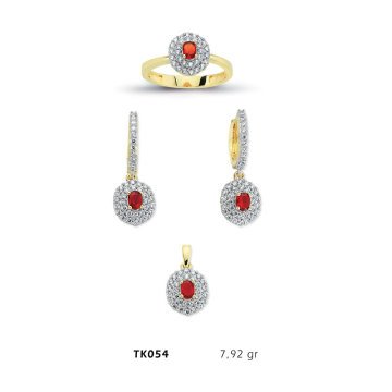 Beelo Gold 14K Altın Üçlü Set BGTKH054