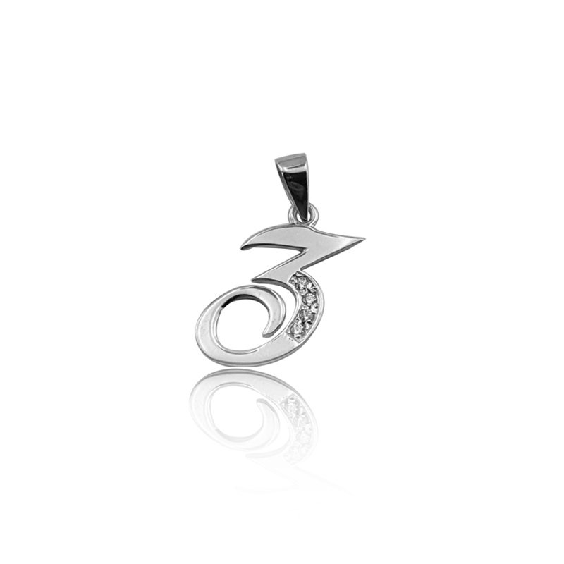 Beelo Silver 925K Gümüş Harf İsim Kolye