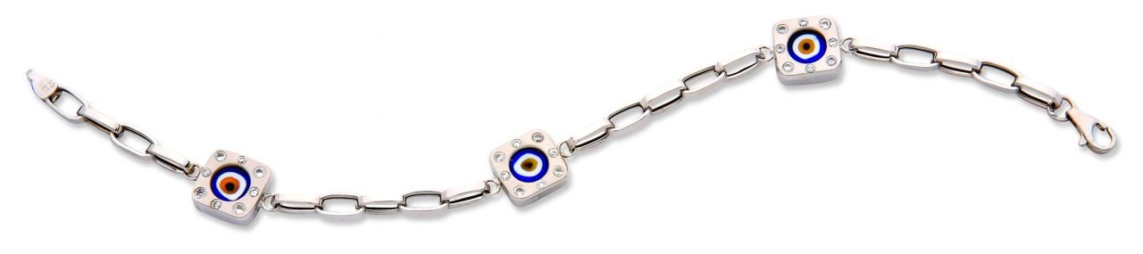 Beelo Gold 14K Altın Göz Nazar Bileklik BA004