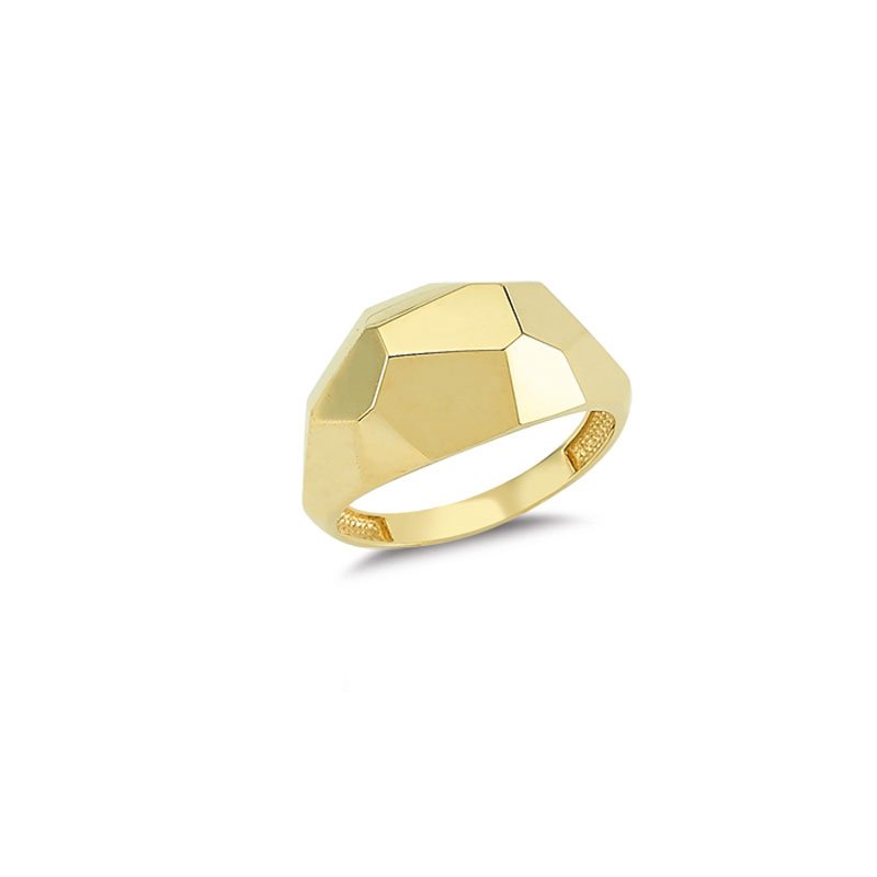 Beelo Gold 14K Altın Tasarım Yüzük