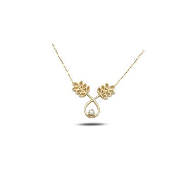 Beelo Silver Pırlanta Bereket Sembolü Gümüş Kolye