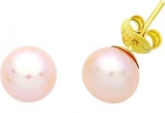 Beelo Gold 14K Altın İnci Küpe