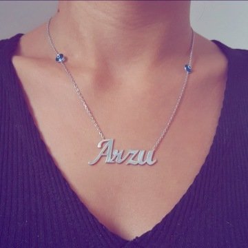 Beelo Silver 925K Gümüş Kişiye Özel İsim Kolye