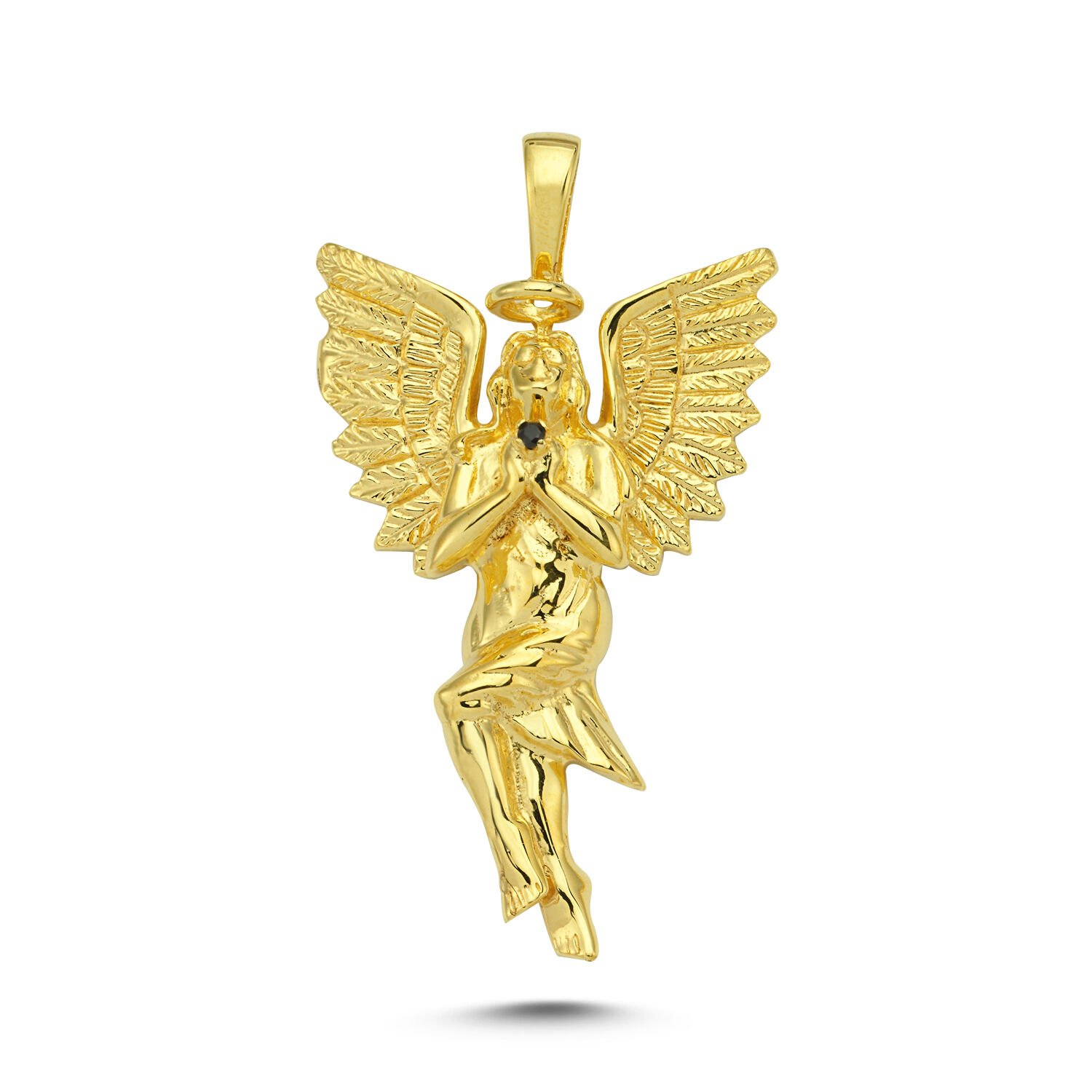 Beelo Gold 14K Altın Büyük Melek Kolye Ucu