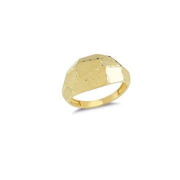 Beelo Gold 14K Altın Tasarım Yüzük