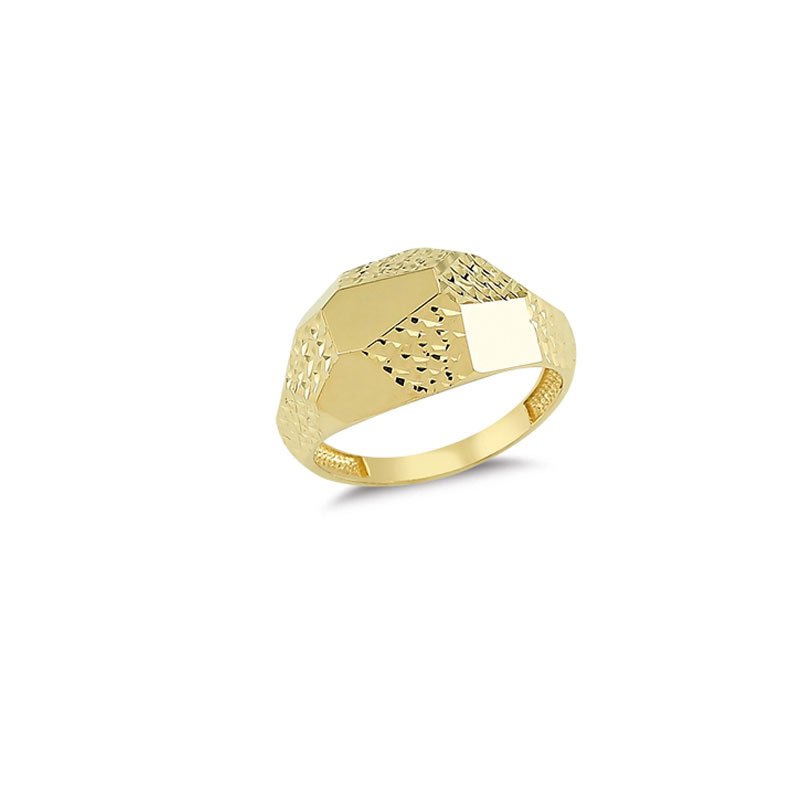 Beelo Gold 14K Altın Tasarım Yüzük