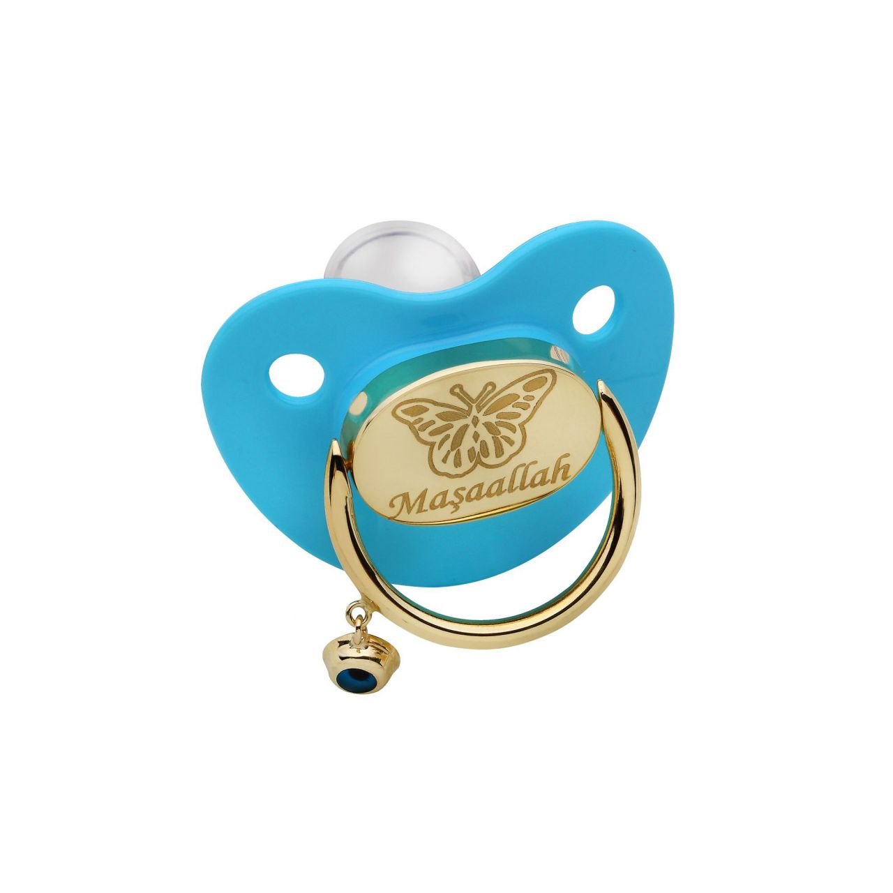 Beelo Gold 14K Altın Bebek Nazar Emzik E0001