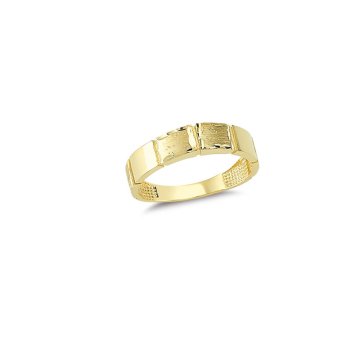Beelo Gold 14K Altın Tasarım Yüzük