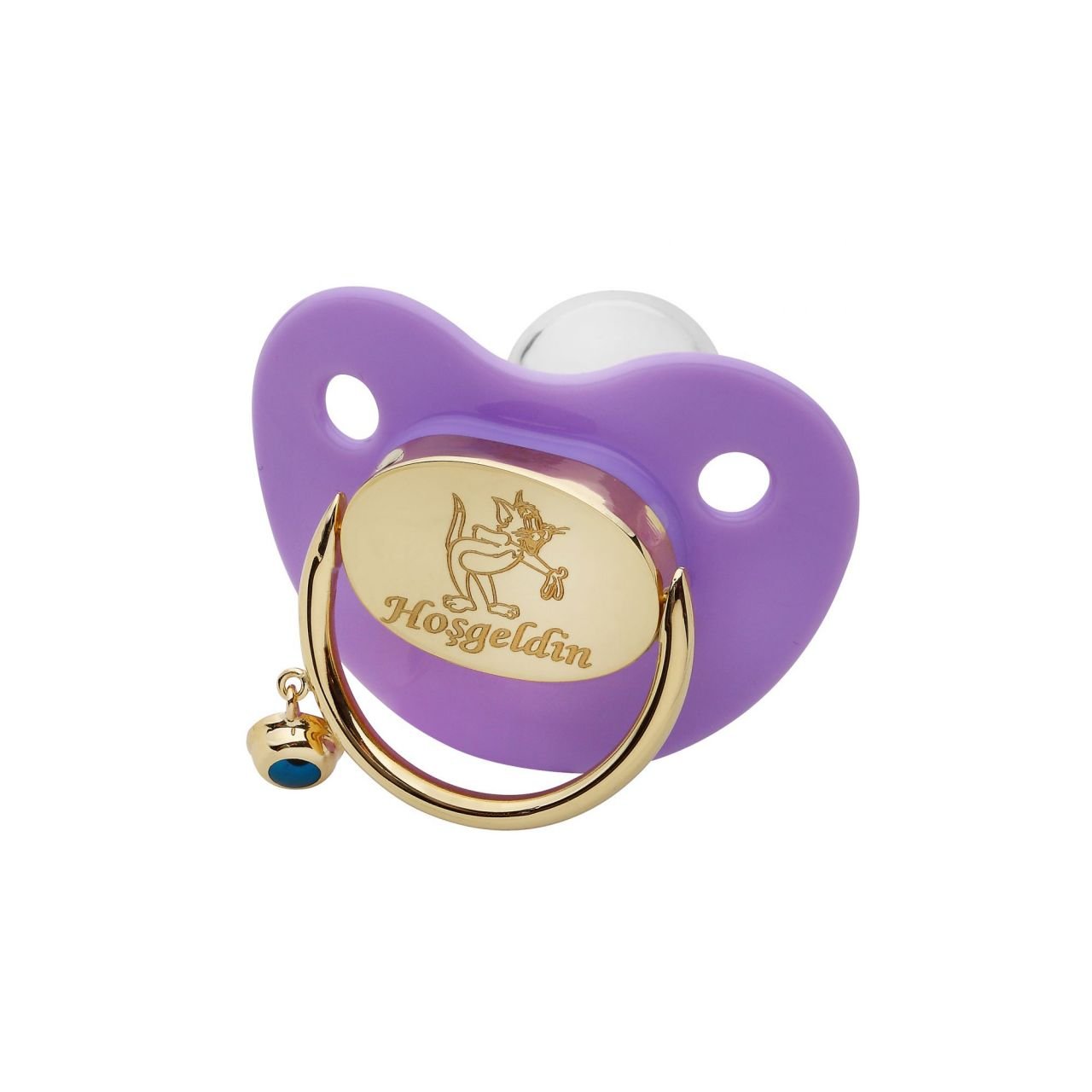 Beelo Gold 14K Altın Bebek Nazar Emzik E0004