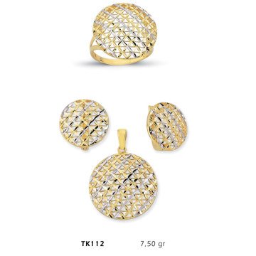 Beelo Gold 14K Altın Üçlü Set BGTKH112