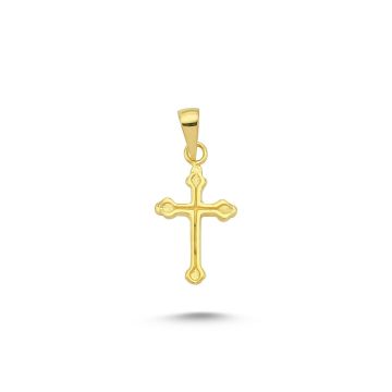 Beelo Gold 14K Altın Haç Özel Tasarım Kolye Ucu