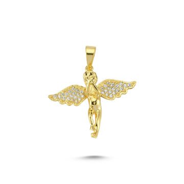 Beelo Gold 14K Altın Melek Kolye Ucu