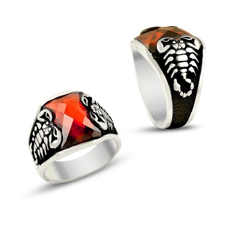 Beelo Silver 925K Gümüş Akrep Yüzük