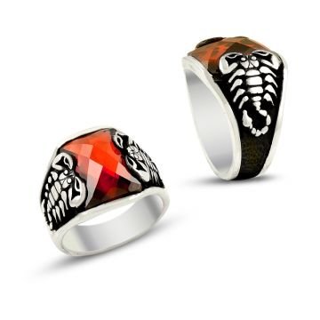 Beelo Silver 925K Gümüş Akrep Yüzük