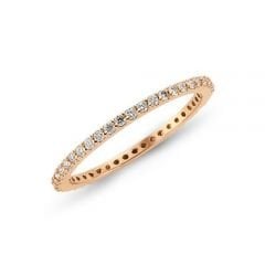Beelo Gold 18K Rose Altın Tamtur 0.44K Pırlanta Yüzük BG1050012K