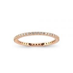 Beelo Gold 18K Rose Altın Tamtur 0.44K Pırlanta Yüzük BG1050012K