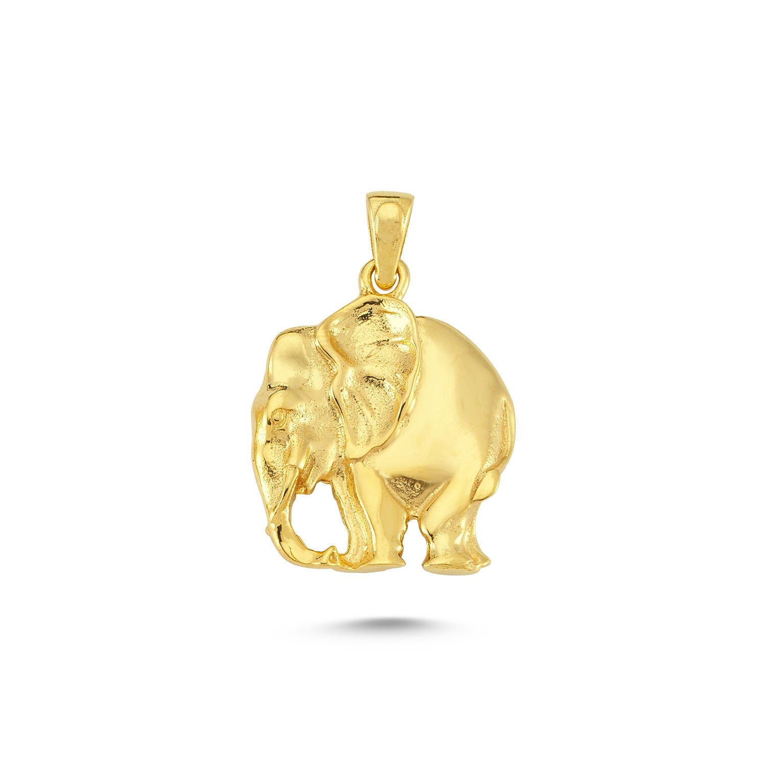 Beelo Gold 14K Altın Fil Kolye Ucu