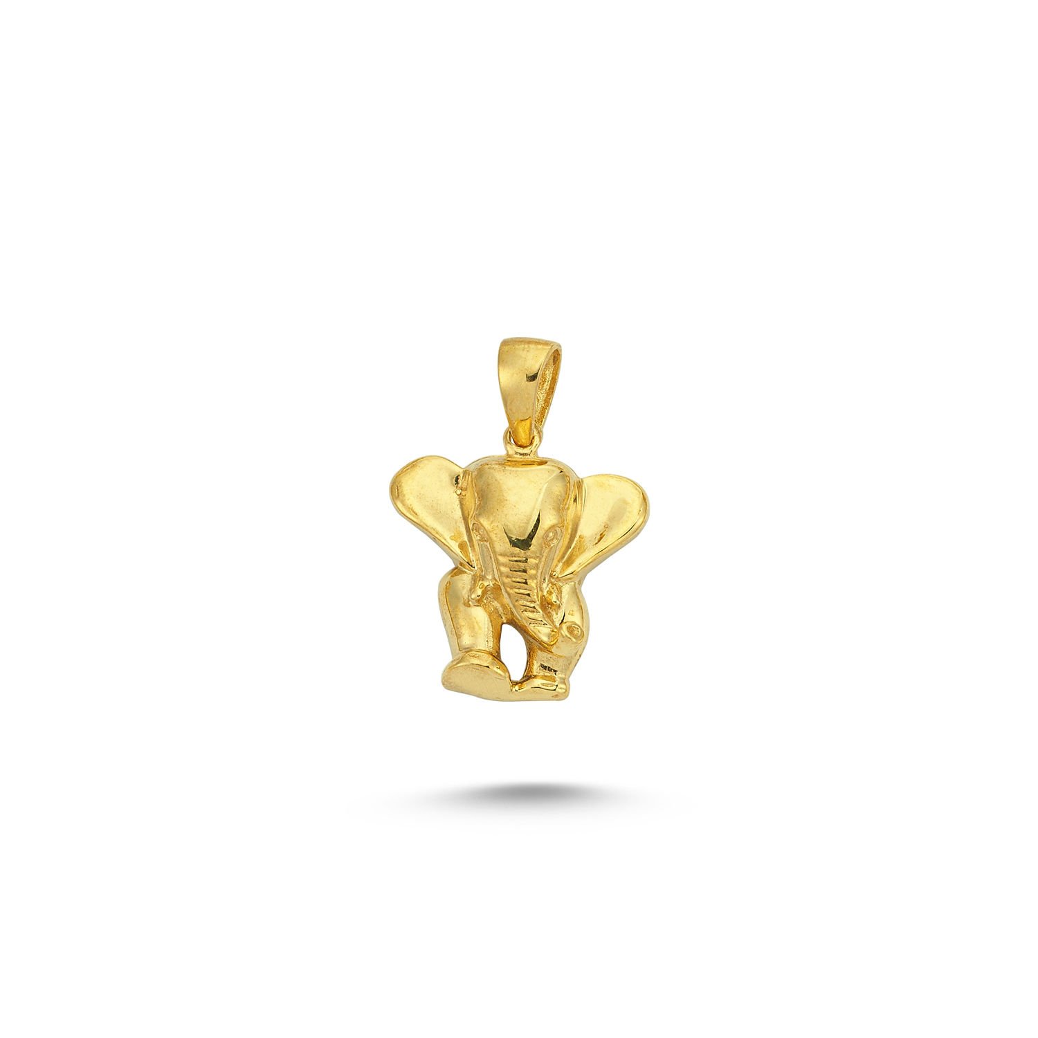 Beelo Gold 14K Altın Fil Kolye Ucu
