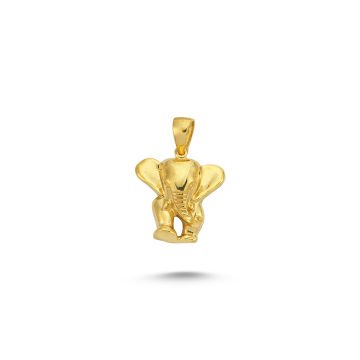 Beelo Gold 14K Altın Fil Kolye Ucu