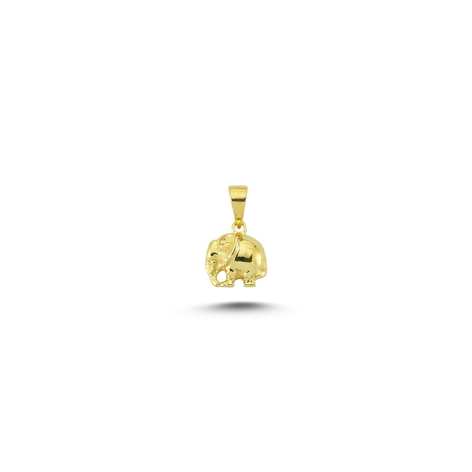 Beelo Gold 14K Altın Fil Kolye Ucu