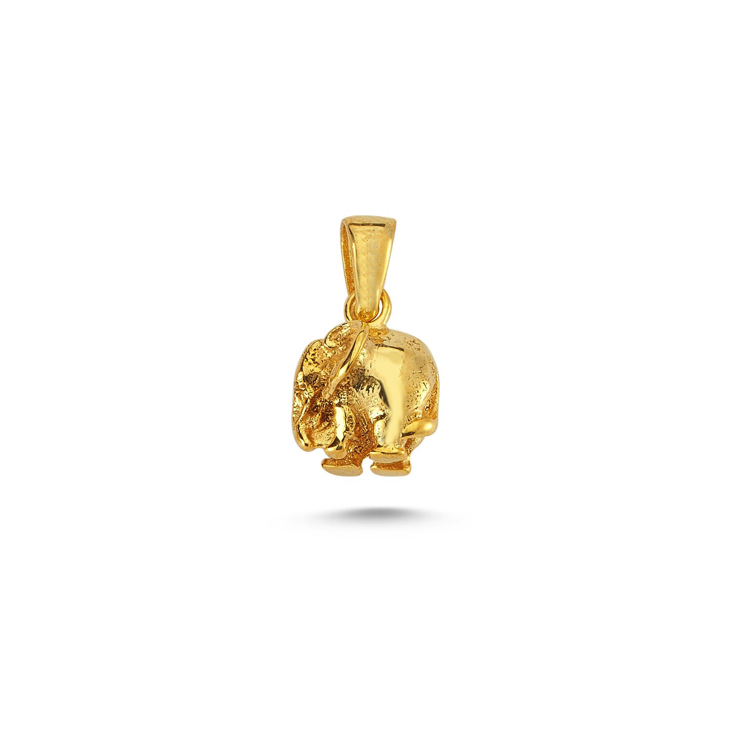Beelo Gold 14K Altın Fil Kolye Ucu