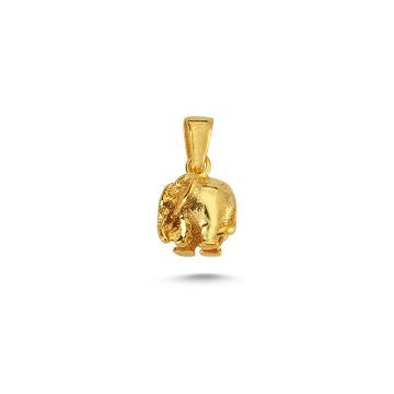 Beelo Gold 14K Altın Fil Kolye Ucu