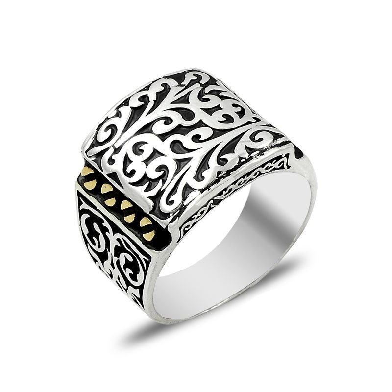 Beelo Silver 925K Gümüş Erkek Yüzük BSBT018