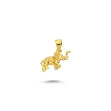 Beelo Gold 14K Altın Fil Kolye Ucu