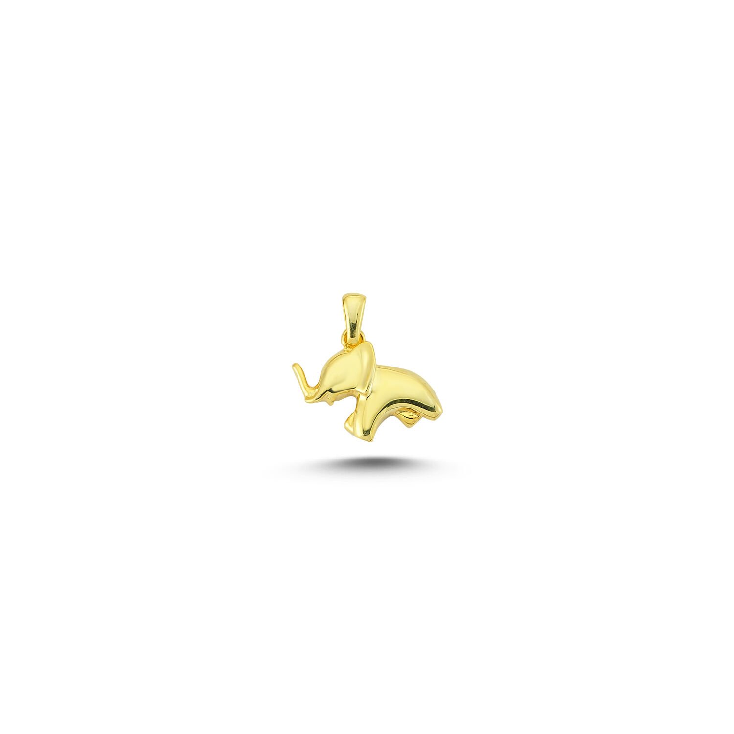 Beelo Gold 14K Altın Fil Kolye Ucu