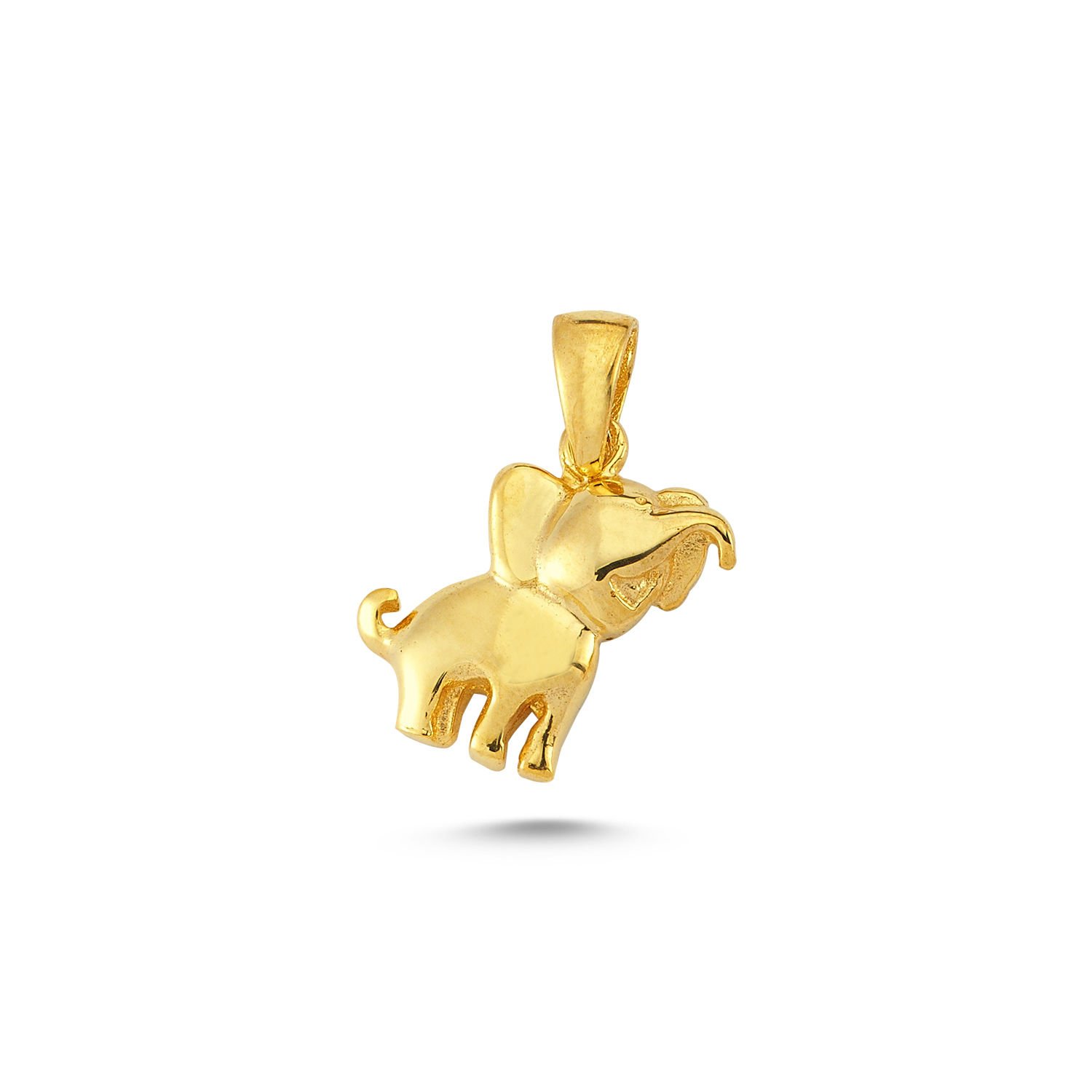 Beelo Gold 14K Altın Fil Kolye Ucu