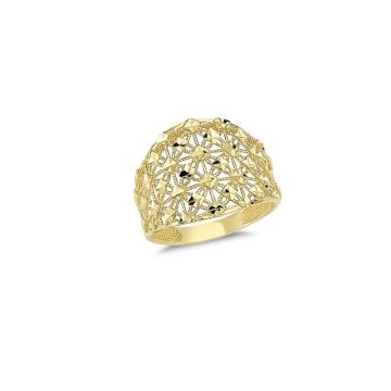 Beelo Gold 14K Altın Tasarım Yüzük
