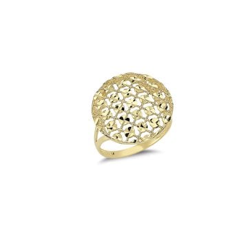 Beelo Gold 14K Altın Tasarım Yüzük