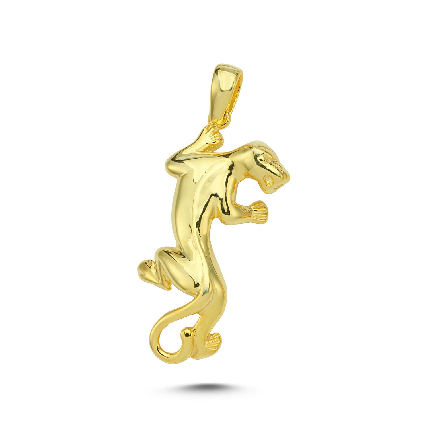 Beelo Gold 14K Altın Panter Kolye Ucu