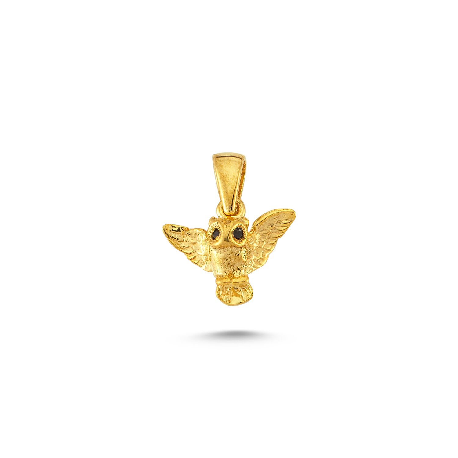 Beelo Gold 14K Altın Baykuş Kolye Ucu