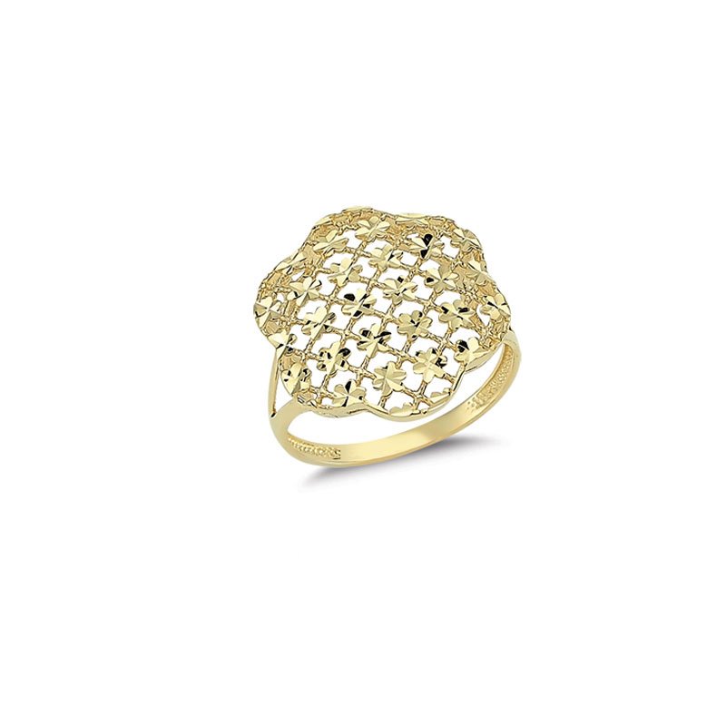 Beelo Gold 14K Altın Tasarım Yüzük